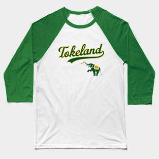 TOKELAND DOOBIES YELLOW OUTLINE Baseball T-Shirt